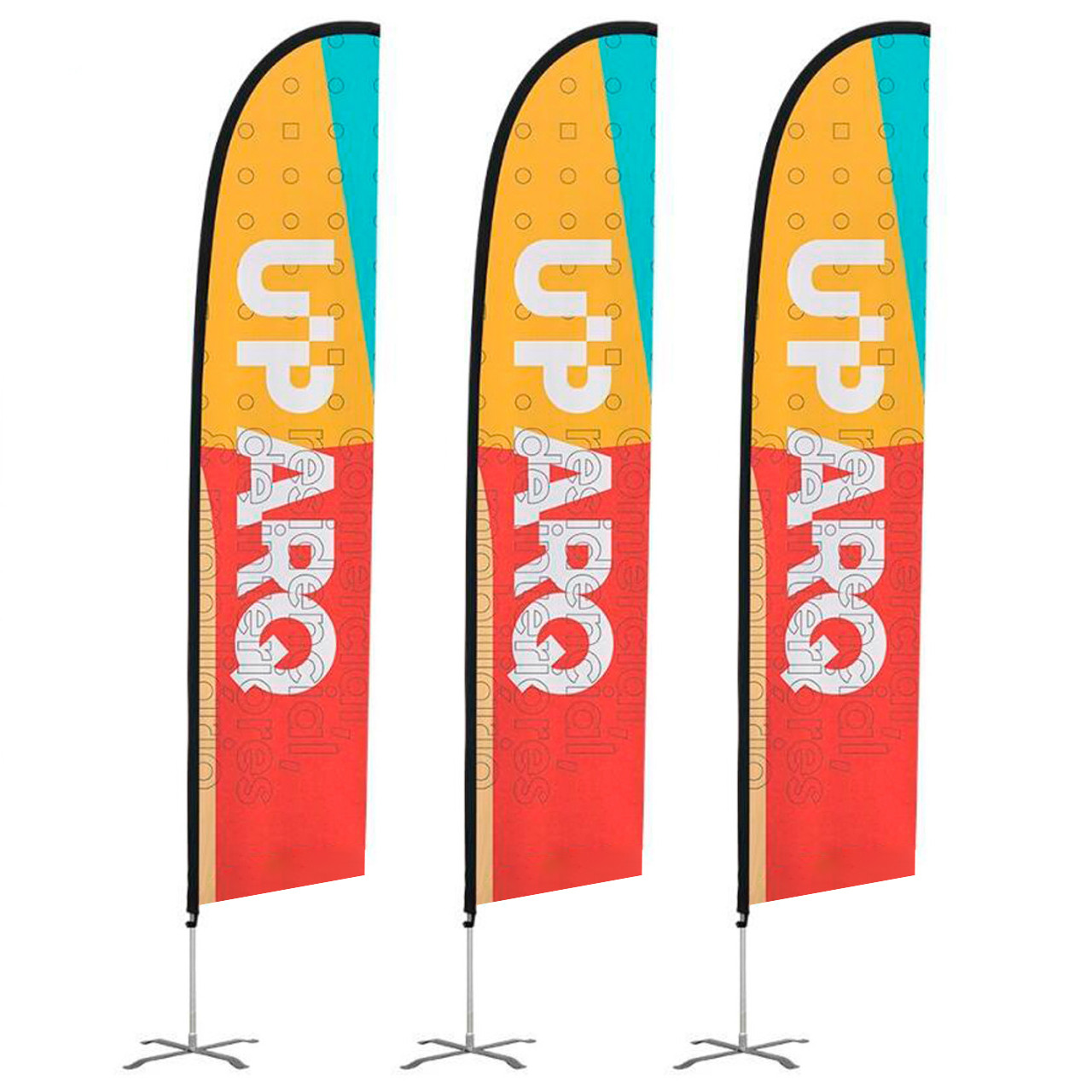 High-Quality Feather Flags with Pole Available